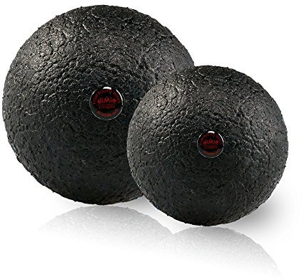 diMio Epp Hartschaum Massageball Zur Selbstmassage Faszien Ball Faszienball in 2 Größen (Schwarz, 10)