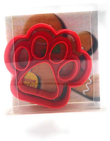 Dog Paw Cookie Cutter, Biscuit, Pastry, Fondant Cutter (2pcs)