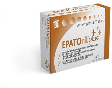 Deltha Pharma - Epatoril Plus Integratore per il Fegato 30 Compresse - 932677368