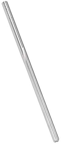 uxcell 4mm Chucking Reamer, Tungsten Carbide Lathe Machine Reamer H7 4 Straight Flutes, 100mm Length Round Shank Milling Cutting Tool, for Stainless Steel Alloy Copper Metal