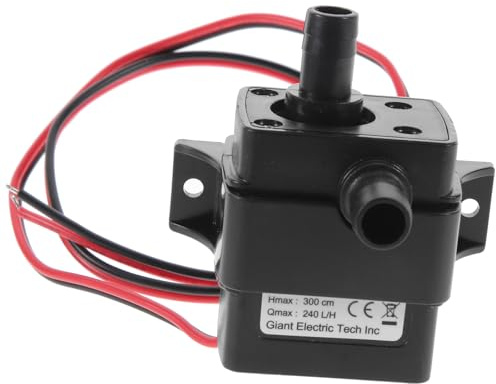 UKCOCO Wasserpumpe Klein Wasserpumpe Klein Tauch - DC 12V Bürstenlosen Mini Pumpe Pumpen 240L/ H Tauch Pumpe für Aquarium Teich Hydrokultur Zimmerbrunnenpumpe