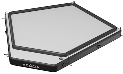 ACACIA Air Floor 2-3 Person for Space Camping System, 4-Layer, 6-Inch-Thick Inflatable Floor for Floating Tent, Waterproof Moistureproof Camping Base with Removable Carpet, Repair Patch, Carry Bag