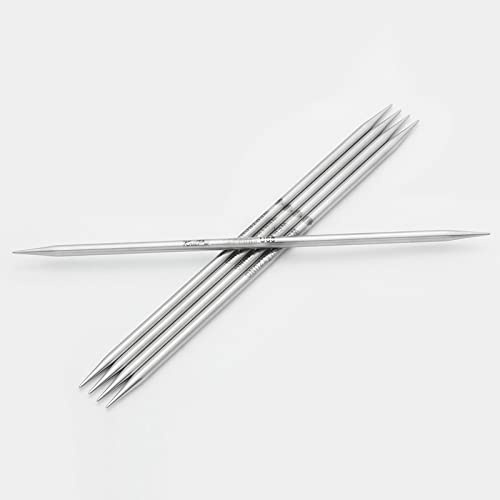 Nadelspiel aus Edelstahl The Mindful Collection, 15cm, 3,25mm