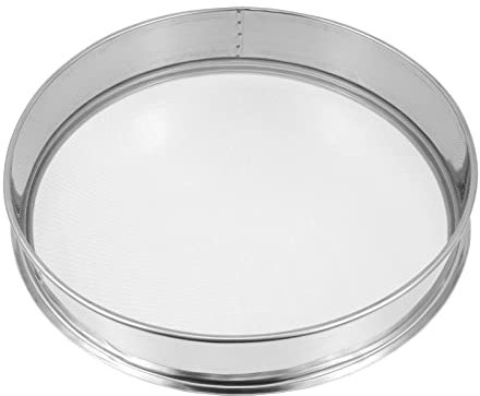 BCOATH Setaccio per Farina da Cucina in Acciaio Resistente Setaccio per Farina Portatile Maglie Fine per Polvere da Cucina