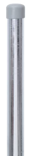 Alberts 617646 Poteau de clôture pour Fix-Clip pro | pour la fixation avec douilles à enfoncer dans le sol | galvanisé à chaud | longueur 1225 mm | Ø des colliers 34 mm