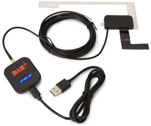 DAB+ Adattatore Radio Digitale USB DAB+ Box MCX Antenna Amplificata per Autoradio Android 6.0/7.1/8.0/9.0/10/11/12/13