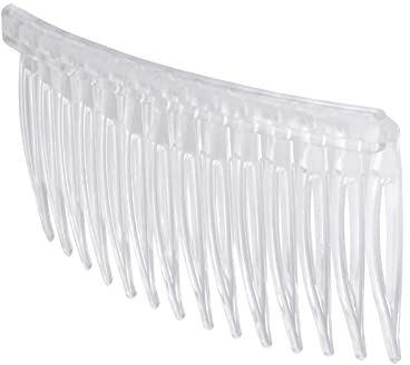 Abaodam 10 Stück Transparente Haarkämme Zum Stecken Aus Kunststoff Mit 14 Zähnen Klassischer Durchsichtiger Steckkamm Für Mädchen Und Frauen Für Alltag Hochzeit Und Brautstyling