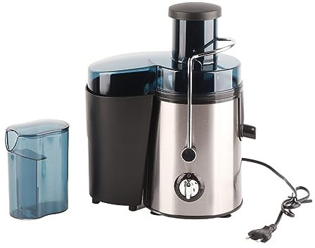 Nachukan Estrattore Centrifugo per Succhi di Frutta - Macchina per Succhi di Frutta E Verdura Intera in Acciaio Inossidabile da 500 Ml Estrattore Centrifugo per Succhi 220 V UE