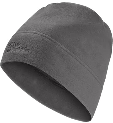Jack Wolfskin Unisex Real Stuff Beanie-Mütze, Slate, Einheitsgröße EU
