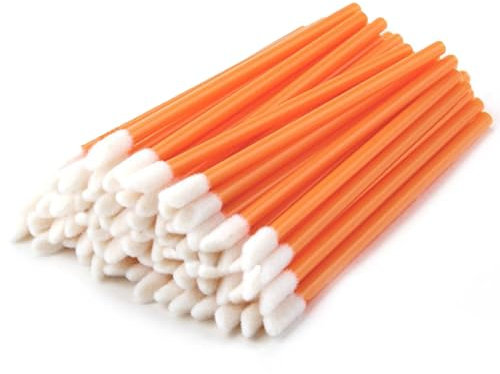 Eterspr 200 Stück Lippenpinsel Einweg, Schaumstoffspitzen Reinigungstupfer, Schaumstofftupfer, Geeignet zum Reinigen von Kunsthandwerk, Druckern und Elektronischen Produkten