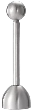 Eieröffner mit Kugel: Eierköpfer und Eieröffner aus Edelstahl, für harte/weiche Eier (Eier-Köpfer, Eieröffner mit Kuge, Eierschneider)