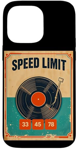 Tourne-disque vinyle rétro pour DJ 33 45 78 tr/min Coque pour iPhone 14 Pro Max