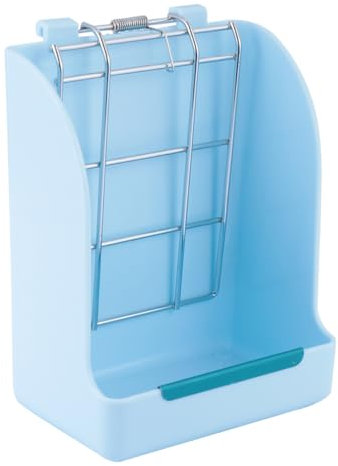 Hemobllo Kaninchen-Gras-futterautomat Gras-raufe Für Kleintiere Hergestellt Aus Hochwertigem Material Fütterung Rack Mit Tiefem Napf Für Kaninchen Und Andere Kleine Haustiere