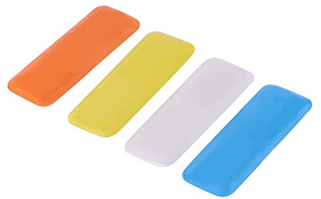 Eujgoov 4 Tailleurs de Cire épaisses Craies, Sensation de Main Similaire à la Cire ou au Savon, Non Collante, Ligne de Dessin Claire, Durable, 4 Couleurs dans une Boîte de Rangement en Plastique