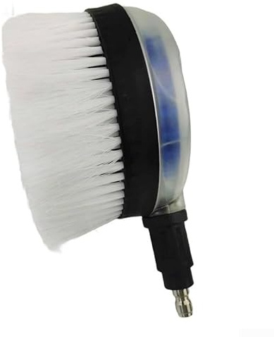 Brosse de lavage de voiture avec raccord rapide 1/4 pour applications de nettoyage haute pression sur véhicules et espaces extérieurs