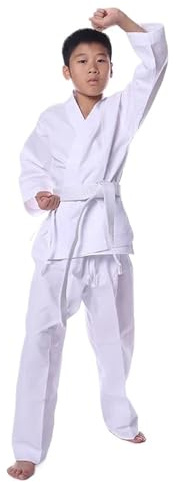 Ayztantine Taekwondo sportkläder karate kostymer för barn sportträning vuxen karate kostym för vuxna (130)