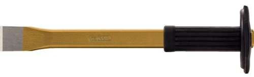 KS Tools 162.0206 Maurermeißel mit Handschutzgriff,flach oval,33x500mm