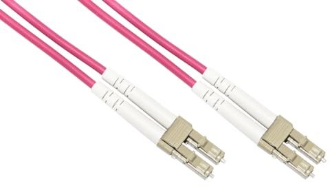 LINK LKLCLC4520 cavo fibra ottica multimodale LSZH duplex OM4 50/125 connettori LC-LC lunghezza 20 mt. colore viola per connessioni ad alta velocità e trasferimento dati fino a 100 gigabit ethernet