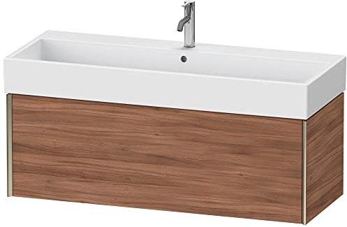 Duravit XViu 4238 Mueble Mural, 1 extraíble, para Lavabo Vero Air 235012, 1184x454 mm, Color: champán Mate/Nogal Natural