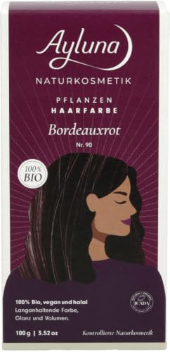 Bio Pflanzenhaarfarbe Bordeauxrot 2 x 100 g
