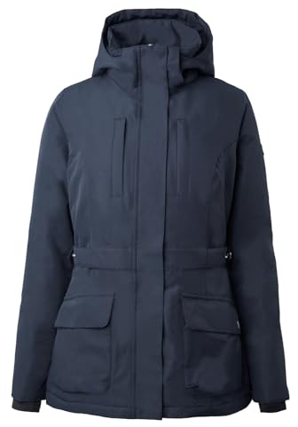 HORZE Damen Reitjacke Jadine, leichte Winterreitjacke wasserdicht und atmungsaktiv, Blau, 44