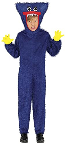 FIESTAS GUIRCA Monster Hugger Kostym - Blå Wicked Nallebjörn - Halloweenkostym Pojke 3-4 år