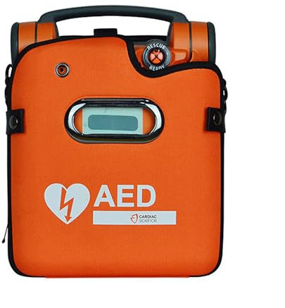 THREMA AED-Aufbewahrungstasche, Erste-Hilfe-Tasche AED-Medizintasche, Aufbewahrung, Überlebenstrauma, Notfallrucksack Mit Verstellbaren Schultergurten, Auffällige Farbe, Für Die AED120G5-Serie