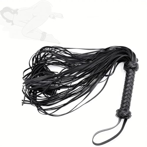 1 látigo de cuero para entrenamiento o equitación, entrenamiento de caballos