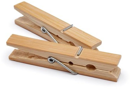 72 x Wooden Pegs For Washing Line | Traditional Laundry Pegs | Clothes Pegs for Washing Line, Arts, Crafts (Wooden Pegs, 72 Pack)