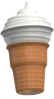 F Fityle Gelatiera, Piccola, Automatica, Gelato Soft Fai da Te, Elettrodomestico per Gelato Yogurt per Cucina Domestica