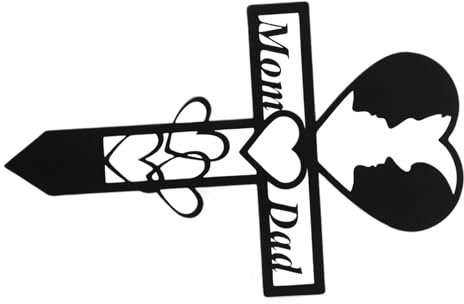 Milisten Cemetery Cross Shaped Heart Stake Metall Grabdekoration Und Langlebig Für Persönliche Gedenkstätten Im Garten Oder Friedhof Leicht Zu Installieren Für Liebevolle Erinnerungen