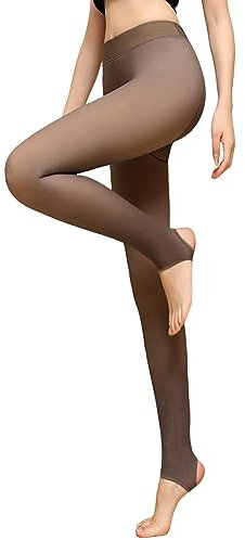 Gefütterte Strumpfhose Damen Blickdichte Kompressionsstrumpfhose Damen Enges Figurformende Strumpfhose Ouvert Für Damen Plüsch Gefüttert Pantyhose Fauler Lässig Shape Gefütterte Leggings Damen