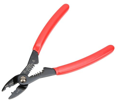 4 in 1 Cable Stripper, Crimping Pliers Ergonomic Handle, 12-20 AWG Wire Cutter, Comfortable Grip, 7in Length, for Terminals, with Professional Design