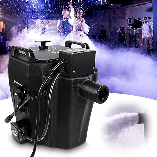 Máquina de humo de hielo seco de 3500 W para DJ Stage Professional, para interiores y exteriores, bodas, fiestas, clubes, efectos de escenario