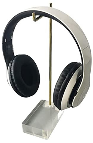 Kopfhörerständer, Headset-Halter, Headset-Ständer, Acrylspiegel, Kopfhörerhalter, rutschfeste Basis, geeignet für Kopfhörer-Gaming, platzsparend, Kopfhörerhalte