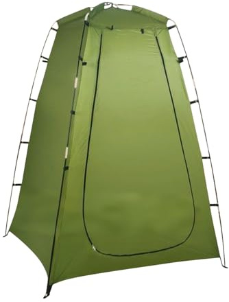 120x120x190cm Tente De Toilette Pop-up Tente De Douche De Camping Cabine Portable Anti-UV Toilette Mobile De Camping Tissu De Polyester À Revêtement Argenté 210T Toilettes Compactes