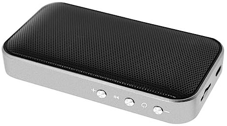 DIYEAH Enceinte Portable Mini Design Noir avec Caisson De Basses pour Utilisation ExtéRieure Et IntéRieure Compacte