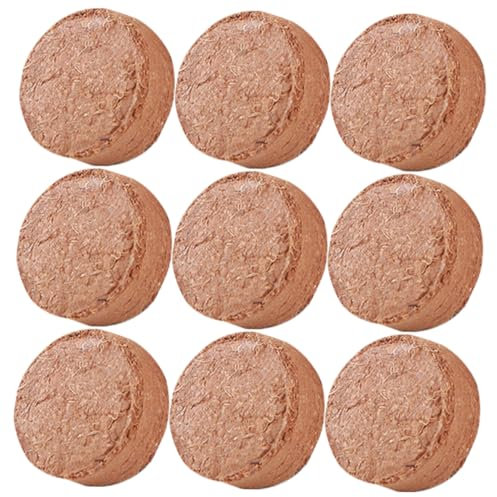 BESTonZON 60stücke Quellfähige Erde Für Zimmerpflanzen Mit Kokosfaser Und Kokospellets Blumenerde Für Sukkulenten Und Kakteenerde Komprimiert Und Langlebig Für Hausgarten Und Großgärtnerei