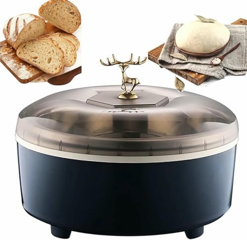 BNCXMO Machine de Fermentation du Pain, éveil de pâte, boîte à épreuves thermostatique Automatique avec Doublure en Acier Inoxydable (Bleu)