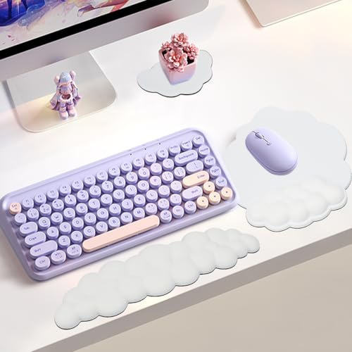 JNEYVIC Handballenauflage Tastatur Wolke 3-In-1 Handgelenkauflage