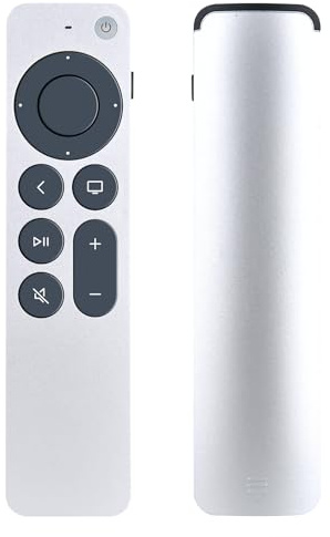 WKOLF Telecomando universale di ricambio per Apple TV 4K/Box Gen 1 2 3 4/HD A2540 A2584 A1469 A1378 A1218 A2843 A2737 A1842 /MC572/MD199/MGY52/MLNC2 (senza Siri né Comando vocale)