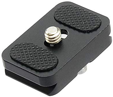 Fotasy 25mm Arca Swiss Plate, 25mm QR Plate, Quick Release Plate, Small Arca Plate, Tiny Quick Release Plate fits Arca-Swiss Universal Standard Clamp for Mirrorless Camera Compact DC Tripod Ballhead