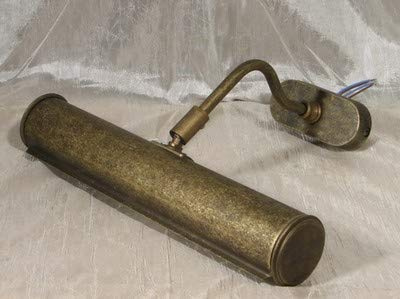 arterameferro Applique a due luci da parete o soffitto in ottone anticato SPOT Lettura Quadro