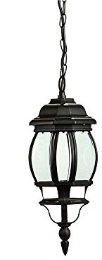 Lanterna a sospensione Apollo nera IP44 - CE