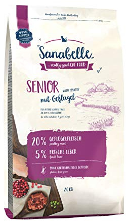 Sanabelle Senior | Comida Seca para Gatos Mayores a Partir de 8 años | 4 x 2 kg
