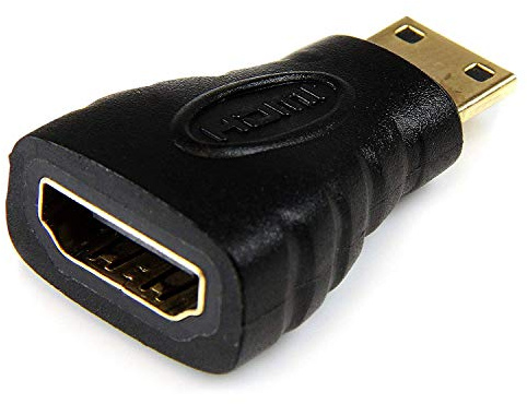 HOUSE CLOUD Adattatore Convertitore HDMI a Mini HDMI, HDMI Femmina a HDMI Maschio con Connettori Placcati in Oro per Camera o Tv ad HD