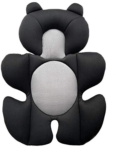 G Ganen Baby Comfort Support Cushion Stroller and Seat Comfort Cushion Insert Liner (Black Bear)