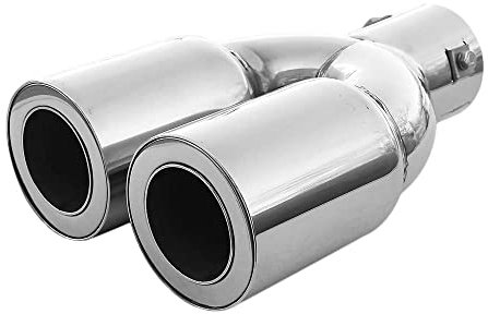 Auspuffblende Endrohr Auspuff Universell Schalldampfer Sport Rund Sportauspuff Endrohrblenden Blende Edelstahl AutoHobby