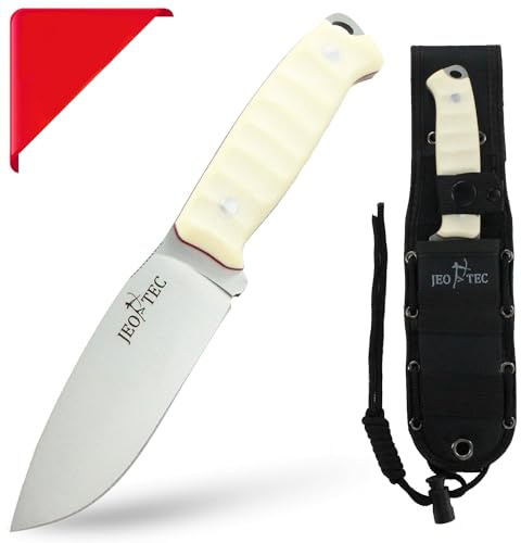 JEO-TEC Nº3 Outdoor-kniv Survival Bushcraft Camping Vandring jakt och fiskekniv - MOVA stainless steel - Mikarta - Gjord i Spanien