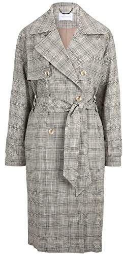 Tamaris dam ARNI rutig trenchcoat, Moonlight houndstooth check, 40